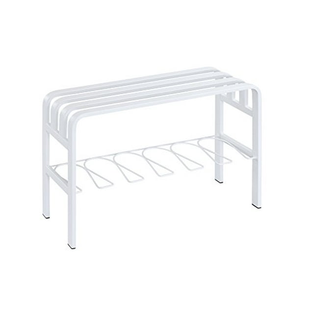 Proman Products Banc d'Entrée de Porte Horizon Blanc, Blanc, Blanc