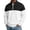 Black, variant on UTSJKR Men's Color Block Half-Zip Stand Collar Sweatshirt, Elastic Long Sleeve Pullover, Outdoor Sports Fitness Trendy Street Casual Male Apparel Navy S