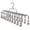 Grey, variant on Portable Travel Laundry Rack with 20Pcs Rustproof Clip, Durable Stainless Steel Clothesline Holder for Clothes Underwear Sock Drying Portable Outdoor Sock Clothesline, 1Pc(Blue,14x1x8.8")