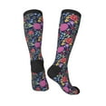 thumbnail image 4 of Balery Floral Printed Novelty Socks Men's Women's Crew Socks Sports Socks Knee High Socks Cotton Socks Quirky and Cool Socks, 4 of 9