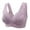Grey, variant on KDFJPTH Sport Bras For Women Wire-Free Push-Up Sexy Bra Solid Hot Pink 38