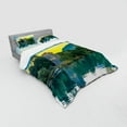 thumbnail image 3 of Ambesonne Nature Bedding Set 3 Pcs, Sunrise at Lake, Twin, Blue Green, 3 of 3