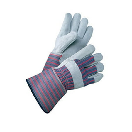

Radnor X-Large Shoulder Split Leather Palm Gloves With Canvas Back And Gauntlet Cuff (12 Pairs)