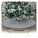 thumbnail image 2 of Pie de Árbol de Navidad Tejido Tipo Lana, Falda para Pino Navideño Esquimal (Gris), 2 of 6