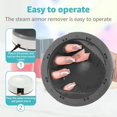 thumbnail image 4 of Steam Nail Remover, Black - Nail Soaking Bowl Nail Polish Remover Machine Silicone Heating Nail Steamer Remover Steam Nail Remover Manicure Bowls for Nail Polish Or Gel Nail Polish Makeup Organizers, 4 of 8