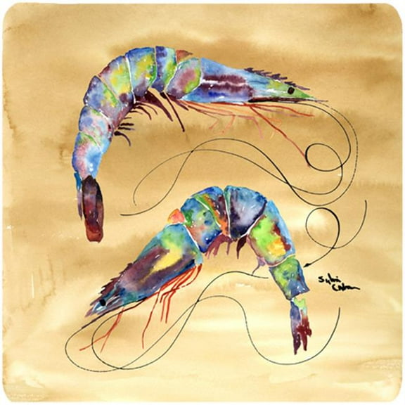 Shrimp Foam Coasters - Set 4