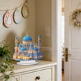 thumbnail image 6 of AZXY Islamic Tabletop Decor, 2D Light-Up Blue Dome Mosque Ornament, Intricate Carved Muslim Decor for Home Living Room, Ramadan & Eid Gifts, 6 of 6