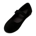 thumbnail image 2 of HTHLVMD Mary Jane Flats, Women's Barefoot Shoes Runing Casual Fashion Walking Sports Slip On Sneakers Yoga Zero Drop Sole Lightweight Breathable Minimalist House Shoes Summer Beach, Black 6, 2 of 6