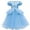 Blue dress, variant on HAWEE Toddler Girls Princess Blue Costumes Halloween Dress up Fancy Gown for Cosplay Party