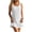 White, variant on Ahabrexf Beach Cover-Up Dress for Women, Lightweight Rayon Blend, Solid Color, Round Neck, Flowy Silhouette, UPF 15 Sun Protection