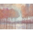 thumbnail image 2 of Nan 14x12 White Modern Wood Framed Museum Art Print Titled - Blushing Trees, 2 of 4