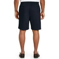 thumbnail image 2 of Harbor Bay by DXL Men's Big and Tall Elastic-Waist Shorts, Navy, 3XLTALL, 2 of 5