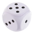 thumbnail image 1 of esponja dados espuma punto dados jugando a los dados para la ense?anza educación juguete blanco Sunnimix Dados de esponja, 1 of 6