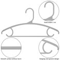 thumbnail image 2 of 60 pcs-16.1in Plastic Hanger Heavy Duty Plastic Standard  Hanger Standard 60 Plastic Hanger 60 pack Plastic Hanger Heavy Duty Clothes Hangers Plastic Retail Clothes Hangers Plastic Hanger 60 pack, 2 of 9