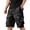 Black, variant on GrmtClth Mens Halloween print shorts 2026 Cute Jack O Lantern Beach Cargo Shorts Quick Dry Multi Storage Pocket Short Pants Summer Fun Travel Clothes Dark Gray XL