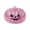 Pink, variant on Kumdkdwn Mini Halloween Pumpkin Decoration, Cute Plastic Tabletop Ornament with Playful Face, 3.94x3.15x2.36in Small Fall Harvest Accent for Home Party Decor, Shelf, Desk Display