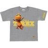Personalized Dinosaur Train Proud T-Rex Gray Boys' T-Shirt