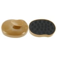 thumbnail image 5 of Unique Bargains 1 Pc Bean Shape Hair Shampoo Brush for Head Massage 3.7"x2.56"x2.68" Gold Tone, 5 of 6