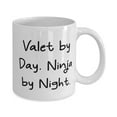 thumbnail image 2 of Inspire Valet Gifts, Valet by Day. Ninja by Night, Valet 15oz Mug From Friends, Cup For Men Women, Unique gift ideas, Inexpensive gift ideas, Handmade gift ideas, Personalized gift ideas, Gift, 2 of 2
