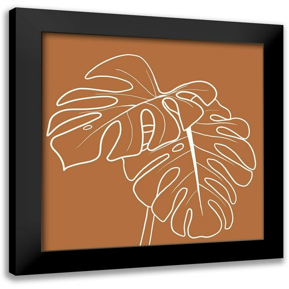 Torres, Melanie 12x12 Black Modern Framed Museum Art Print Titled - Terracotta Palms Square