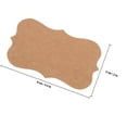 thumbnail image 2 of WRITWAA 100pcs Lightweight Kraft Paper Cards Light Yellow for Versatile Writing Activities, 2 of 6