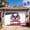 White, variant on 250 Year American Anniversary Flag Garage Door Cover Banner 7 x 8 FT, Eagle Red Blue Garage Door Curtains Backdrop with Grommets for Indoor Outdoor Wall Party Porch Yard Decorations Background