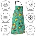 thumbnail image 6 of Bingfone Funny Animals In Jungle Apron Gifts For Men, Women Professional Grade Chef Apron For Kitchen,Bbq & Grill, 6 of 8