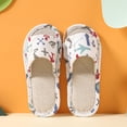 thumbnail image 1 of Chaussons d'Été pour Femmes, Antidérapants, Universels, Printemps et Automne, en Lin, Coton, 1 of 6