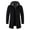 E-91Black, variant on FAOWME Mens Knitted Hooded Coat Long Sleeved Solid Color Drawstring Zipper Comfortable Warm Jacket For Autumn Winter Daily Wear Beige L