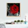 thumbnail image 4 of 30x30cm 5D Diamond Painting DIY Rose Red Painting Cross Stitch Costura Likrtyny Arte deco, 4 of 9