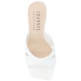thumbnail image 4 of Journee Womens Chazz Vegan Leather Block Heel Sandals, 4 of 8