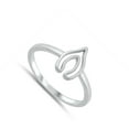 thumbnail image 4 of Beautiful Wishbone Outline Lucky Ring .925 Sterling Silver Band Jewelry Female Male Unisex Size 6, 4 of 4