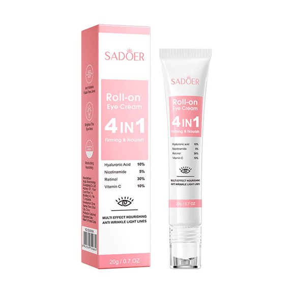 LEHOZIHEQ 4 in 1 Anti-Aging Eye Cream for Puffiness, Daily Wrinkle Cream, Under Eye Bags & Dark Circles, Skin Care Treatment with Shea Butter