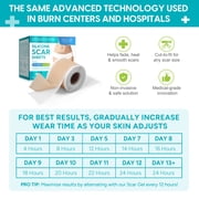Medical-Grade Silicone Silicone Scar Sheets,Reusable & Breathable Silicone Scar Tape 1.6x 60,Visible Scar Reduction after 2-6 Months