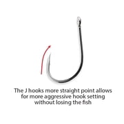 Team Catfish 14 Steel Jackhammer J-Hooks, Size 6