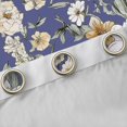 thumbnail image 4 of jejeloiu Retro Rustic Flower Black Out Curtains,Natural Plant Curtains Pack of 2 (42x63 Each),White Floral Bedroom Curtains For Girls Kids,Super Cozy Room Decor, 4 of 6