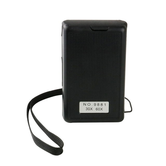 Methold 60X 30X lupa retráctil de mano joyeros portátil dinero moneda joyería inspección lupa Detector Videojuegos y accesorios