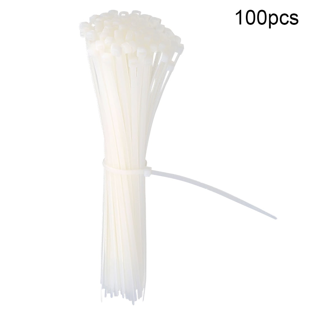 100pcs Cable Labels Nylon Cable Ties Zip Ties Marker Ties Self-Locking Cords 