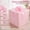 Pink, variant on Extra Large Gift Box with Lid, Giant White Gift Box 20x20x20 Inches, Perfect for Gender Reveal, Birthday, Wedding, and Special Celebrations with Bows and Ribbons