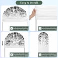 thumbnail image 5 of Grey Eucalyptus Arch Backdrop Cover, Spandex Fitted Wedding Arch Cover, Spring Botanical Weeping Plant Aesthetic Round Top Stand Covers for Birthday Ceremony Bridal Shower Party Decor 6x2.6 Ft, 5 of 9