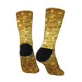 thumbnail image 5 of Women'S Novelty Funny Crew Socks Men'S Gold Coins Amazing Design Socks, 5 of 7