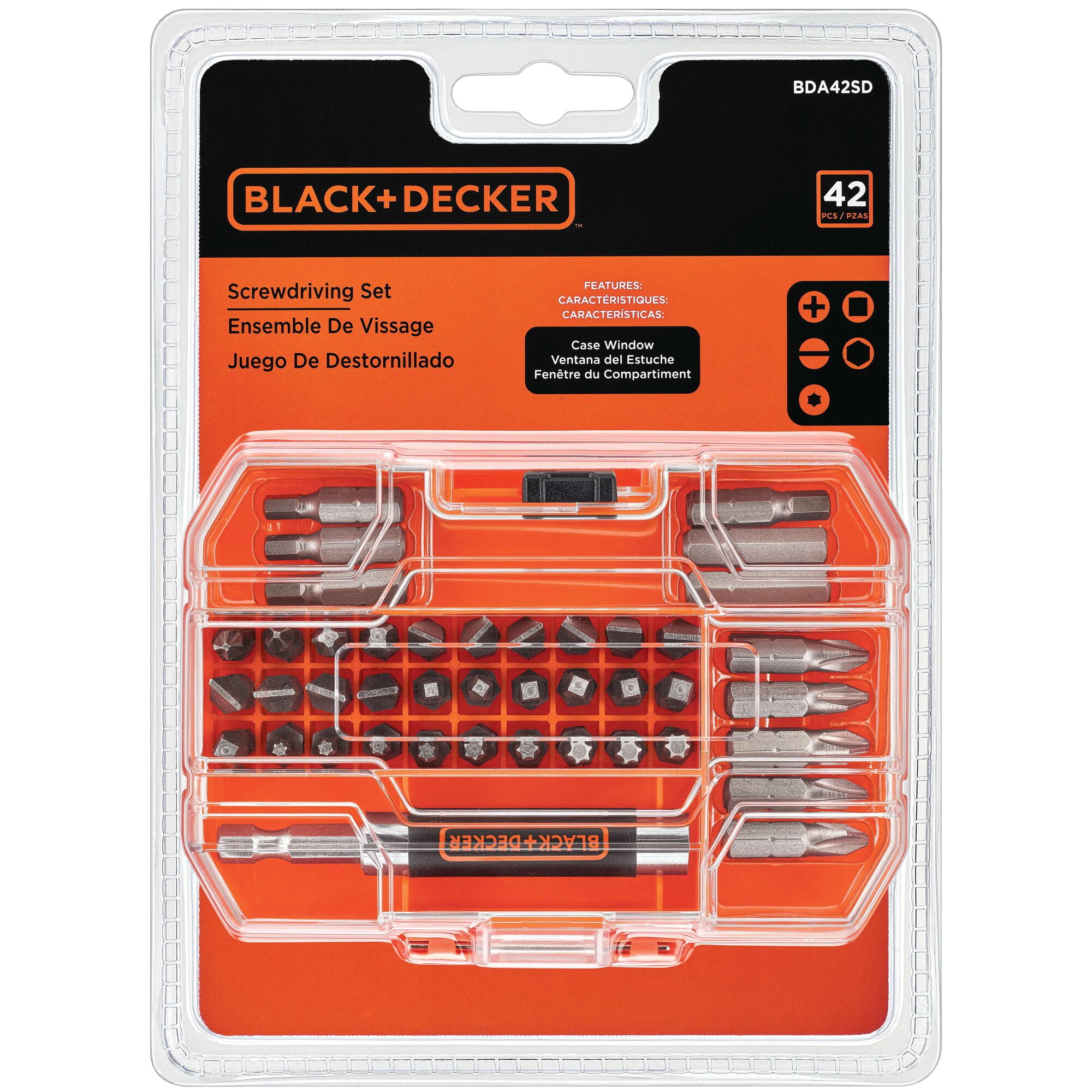 BLACK+DECKER BDA42SD Jeu de 42 de tournevis