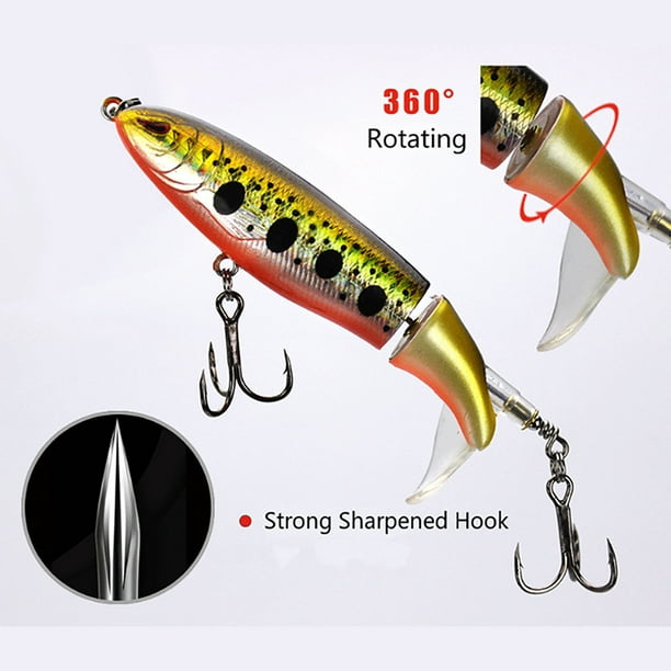 Ourlova Fishing Popper Lure 9cm 12.7g Floating Whopper Plopper Bionic Lure  Baits Fishing Tackle For Freshwater Seawater 