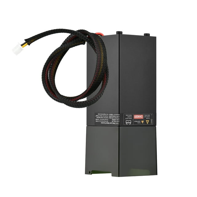 450Nm 50W Module Fixed Focal Length Engraving Head High Speed Engraver Cutter 3D Printer Cnc Router Module For Diy Craft Wood Leather Fabric Paper Cutting Engraving