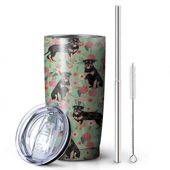 Goldendoodle Tumbler Stainless Steel Vacuum Insulated Double Wall Travel Tumbler - Dog Lovers Gifts for Women - Insulated Coffee Tumblers - With Straw and Lid 20 OZ