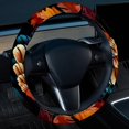 thumbnail image 2 of Thanksgiving Turkey Leaves 14.5 Inch Printing PVC Leather Car Wheel Covers Steering Wheel Covers Auto Accessories, 2 of 6