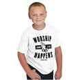 thumbnail image 3 of Worship Happens John 3:16 Prayer Crewneck T Shirts Boy Girl Teen Brisco Brands X, 3 of 6