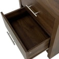 thumbnail image 4 of GDF Studio Marlette Modern Faux Wood 2 Drawer Nightstand, Walnut, 4 of 9