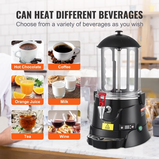 VEVOR Hot Chocolate Dispenser 2.6 Gal / 10 L Hot Chocolate Machine