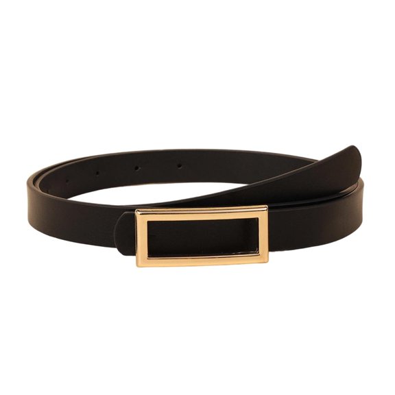 MOMOJIA AdjustableFur--Leopard Belt Comfortable Thin Waistband for Everyday Outfits